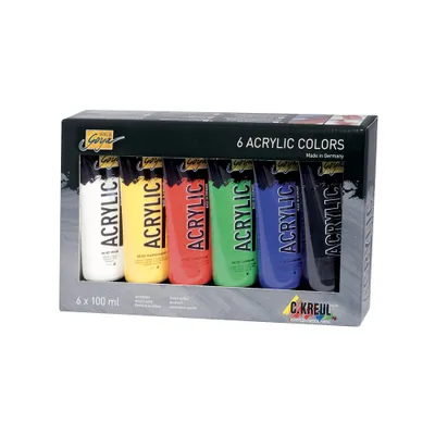 Immagine prodotto di Kreul Solo Goya Set di colori acrilici 6 x 100 ml