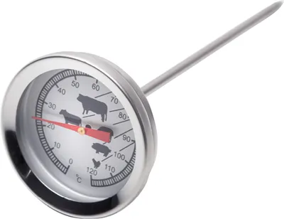 Produktbild von Kelomat Bratenthermometer Analog Edelstahl Silber