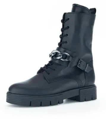 Produktbild von Gabor Shoes Biker-Boot - Schwarz Leder