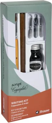 Produktbild von Kalligraphie-Schreibset Englische Schreibschrift und Druckschrift