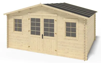 Produktbild von Gartenhaus, Gerätehaus 20m2 - 5x4m - 40mm