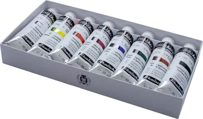 Obrázok produktu pre PRIMAcryl - kartónová sada - 8x35 ml Akrylová farba pre umelcov Schmincke 73 035 097