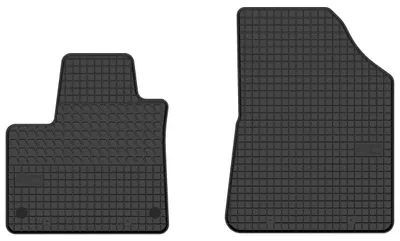 Image de Tapis avant en caoutchouc pour Renault Kangoo III 2021- (break) – 2 pièces, noirs, sur mesure