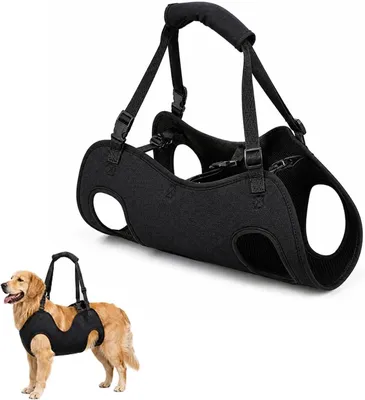 Imagen del producto de Ayuda ajustable para levantar perros traseros, de 18 a 27,5 kg, para facilitar el levantamiento de perros de tamaño mediano