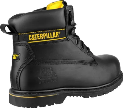 Image de Bottes de sécurité Caterpillar Holton en cuir noir