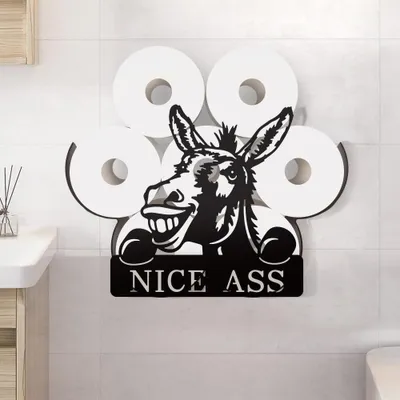 Productafbeelding van Grappige Toiletpapierhouder met Ezelontwerp
