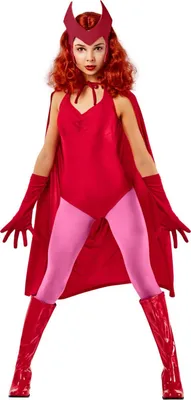 Produktbild von WandaVision - "Deluxe" kostým '" '"Scarlet Witch"" - dámský BN5406 (L) (červená/růžová)