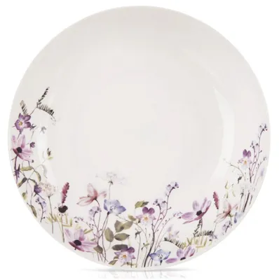 Produktbild von Suppenschüssel aus Porzellan, 20,5 cm, BlumenNachbildung, 600 ml