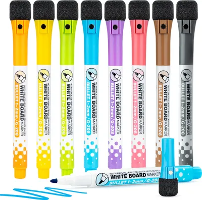 Staedtler Lumocolor Whiteboard Marker Bullet Tip - Blue (Cup Of 19