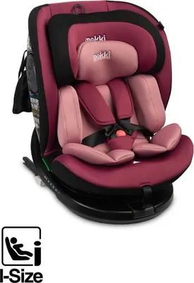 Caretero Mokki i-Size Autokindersitz, Altrosa, 40–150 cm, ISOFIX, 360° drehbar