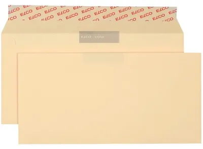 Produktbild von Briefumschläge Color C5/6 hellchamois Haftklebung 100 g/qm VE=250 Stück