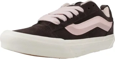 A single Vans Knu Skool sneaker shown from a side-diagonal angle.