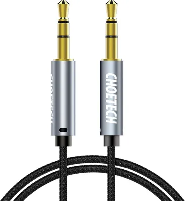 Produktbild von Choetech AUX Kabel 2x 3.5mm 1.2m Schwarz