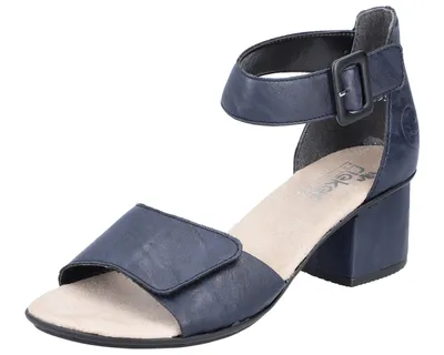 Produktbild von Rieker Damen Sandale geschlossene Ferse Sandalette 64651, Größe:37 EU, Farbe:Blau