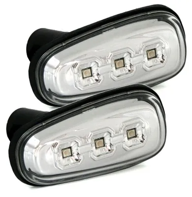 Für Opel Astra G / Zafira A 2x LED Seitenblinker Blinker Set Chrom in der Farbe Chrom von AD TUNING GmbH & Co. KG