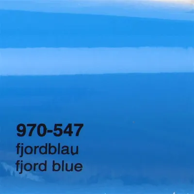 Produktbild von (25€/m²) Oracal 970RA Autofolie 547 Fjordblau Glanz Folie 152 cm Breite Laufmeterware gegossene Auto Folie selbstklebend