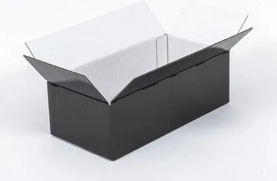 Zdjęcie produktu dla Karton Klapowy Pudełko Kartonowe Kartonik 300x150x100mm Czarny B400