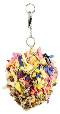Productafbeelding van Duvo+ Shreddy Pinata Met Zeegras, Papier En Hout L - 15x15x30cm