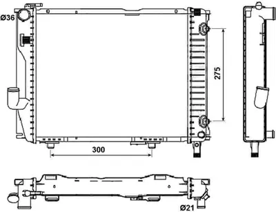 Obrázok produktu pre Kühler, Motorkühlung NRF 53030