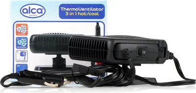 Produktbild von alca® Heizlüfter 12 V - 144W Auto Keramikheizung Ventilator Hot/Cool mini Lüfter Enteiser tragbar universal alle gängigen Fahrzeuge