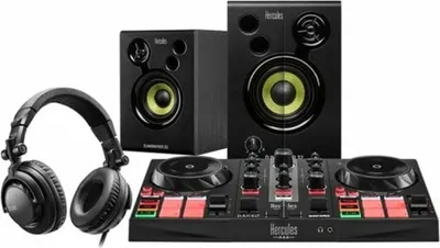 Produktbild von Hercules DJLearning Kit Digital Vinyl System (DVS) Scratcher Schwarz