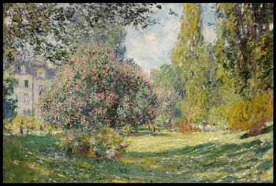 Immagine prodotto di Poster 91,5x61 cm Orizzontale: Il Parc Monceau, Monet Vintage