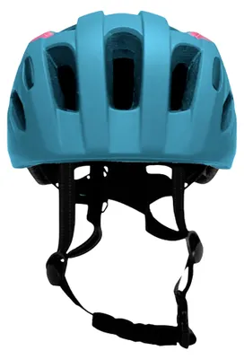 Produktbild von CRAZY SAFETY Fahrradhelm Cool Splash mit In-Mold Polycarbonat Schale 390 Petrol M (54-58cm)