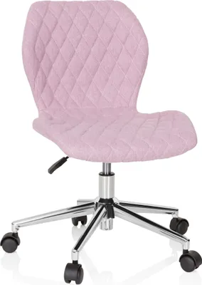 Produktbild von hjh OFFICE Kinderdrehstuhl JOY II Schreibtischstuhl für Kinder höhenverstellbar ohne Armlehnen Stoff