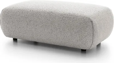Imagen del producto de FURNLUX: Puf con compartimento de almacenamiento, gris y . 113 cm. Color principal: gris. Dimensiones: 113 x 43 x 70 cm