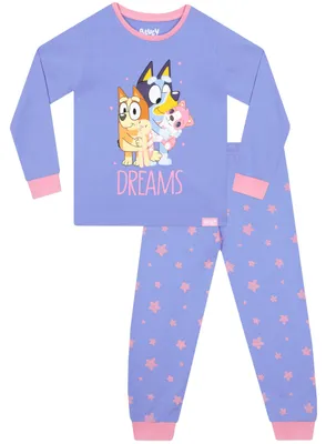 Produktbild von BlueY Schlafanzug | Pyjama Mädchen | Schlafanzüge Für Mädchen | Pyjama Kinder | Lila 98