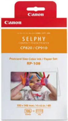 Image de Canon RP-108 10x15 cm papier et ruban (108 feuilles)