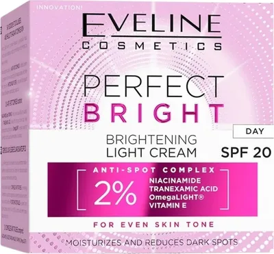 Immagine prodotto di Eveline Cosmetics Perfect Bright – crema viso, idratante, rigenerante