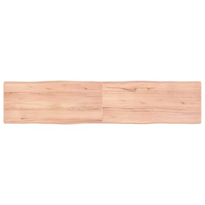 Produktbild von Tischplatte 180x40x(2-4) cm Massivholz Behandelt Baumkante