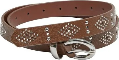 Obrázok produktu pre Dámský pásek Urban Classics Ladies Rivet Belt brown - L/XL