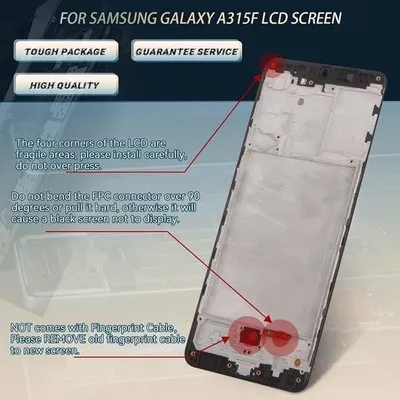 Zdjęcie produktu dla Wyświetlacz do Samsung Galaxy A31/A315F/A315G Zestaw ekranu LCD Wymiana ekranu dotykowego Czarny - Narzędzia w zestawie.