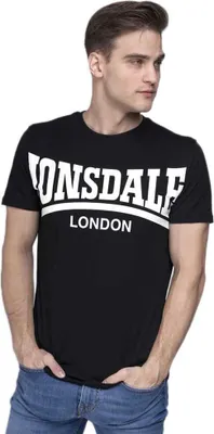 Image de T-shirt homme coupe normale YORK Black XL Lonsdale