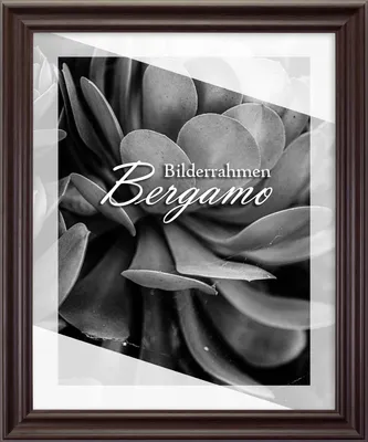 Produktbild von Bilderrahmen Bergamo - 40x60 cm, Eiche Dunkel Nachbildung, 1 mm Kunstglas entspiegelt