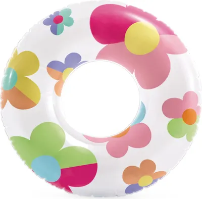 Produktbild von Schwimmring mit Blumenmuster, 81 cm, INTEX 59259