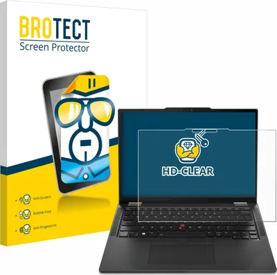 Produktbild von Für Lenovo ThinkPad X13 2-in-1 Gen 5 Schutzfolie BROTECT Displayschutz Display Schutz Folie Klar Transparent