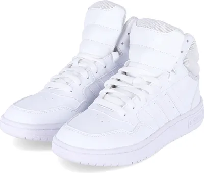 Produktbild von Adidas High Sneaker HOOPS 3.0 MID Sport Textil & Synthetik Weiß Größe: 6