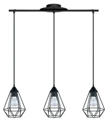 Produktbild von EGLO Pendelleuchte Tarbes 79 cm schwarz 94189