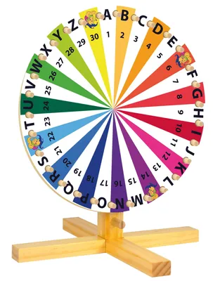 Image de Eduplay Roue de la fortune Ø 30cm en bois à personnaliser