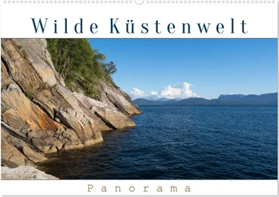 Produktbild von Wilde Küstenwelt - Panorama (Wandkalender 2025 DIN A2 quer), CALVENDO Monatskalender