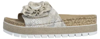 Productafbeelding van Rieker 6956290 695 Damenschuhe Pantolette Gold Freizeit