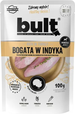 Produktbild von BULT Rich in turkey - Nassfutter für Hunde - 100g