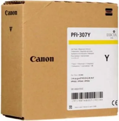 Obrázek produktu pro Canon PFI-307 Y, Žlutá, Inkoust na pigmentové bázi, 330 ml, 1 kusů