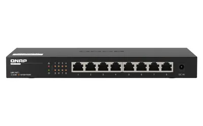 Produktbild von QNAP QSW-1108-8T - Switch - unmanaged - 8 x 10/100/1000/2.5G - Desktop