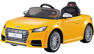 Produktbild von Rastar - Ride-On Elektroauto für Kinder - Audi TTS Roadster (gelb) fahrbar Spielzeugauto