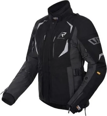 Produktbild von Rukka VentuRina wasserdichte Damen Motorrad Textiljacke, schwarz/dunkelgrau, 42