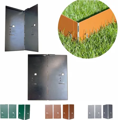 Produktbild von Alu/Zink Ecke für Rasenkanten Metall 13.5cm | Rasenkanten | Beeteinfassung | Beetumrandung | Beetbegrenzungen, Color:ohne Farbe